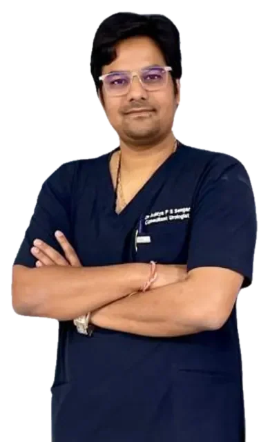 Dr. Aditya P.S. Sengar, consultant urologist at Swastik Urology Clinic, Gomti Nagar Extension